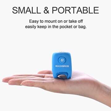 ROCKBROS Electra Bike Bell - 90dB Electric Cycling Horn