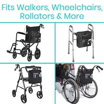 Vive Bag for Wheelchairs & Walkers - Durable & Stylish Accessory