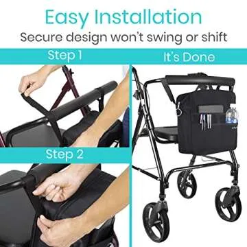 Vive Bag for Wheelchairs & Walkers - Durable & Stylish Accessory