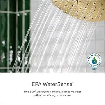 Moen Gibson Matte Black Pressure Balancing Eco-Performance Modern Tub and Shower Trim, Featuring Single Function Shower Head, Shower Handle, and Tub Spout (Posi-Temp Valve Required), T2903EPBL