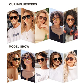 SOJOS Retro Polarized Aviator Sunglasses Vintage Unisex