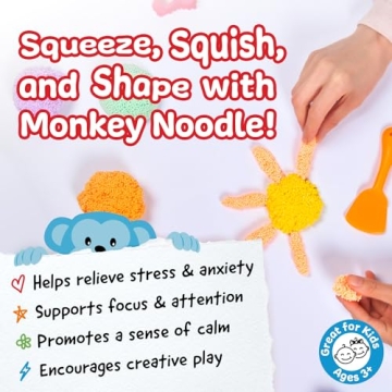 Original Monkey Foam Sensory Blocks for Kids Creativity