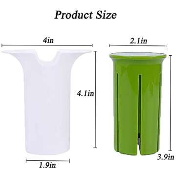 UGpine Cucumber Manual Slicer Strawberry Carrot Grape Tomato Cutter, Creative Multi-functional Kitch...