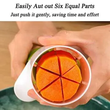 UGpine Cucumber Manual Slicer Strawberry Carrot Grape Tomato Cutter, Creative Multi-functional Kitchen Tools Fruit and Vegetable Chopper Fruit Dispenser for Pizza Salad Potato Chips Prepare Dishes