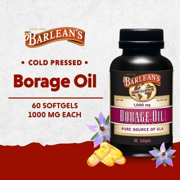 Barlean's Borage Oil Softgels for Skin and Joint Health