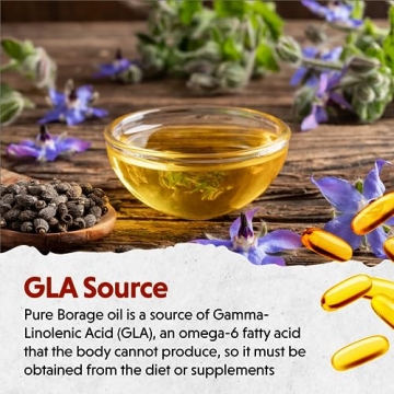 Barlean's Borage Oil Softgels for Skin and Joint Health