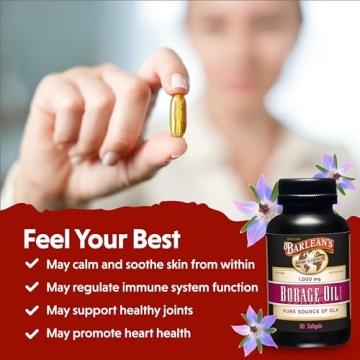 Barlean's Borage Oil Softgels for Skin and Joint Health