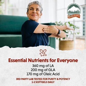 Barlean's Borage Oil Softgels for Skin and Joint Health