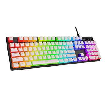 HyperX Pudding Keycaps - Durable Double Shot PBT RGB Set for Mechanical Keyboards