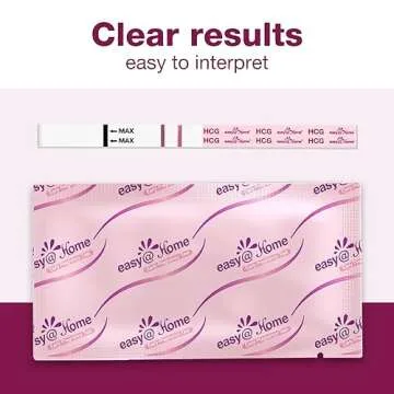 Easy@Home Pregnancy Test Strips Kit, 20 Pack Early Detection hCG Tests - Bulk Pregnancy Strips - Powered by Premom APP