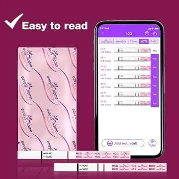 Easy@Home Pregnancy Test Strips Kit, 20 Pack Early Detection hCG Tests - Bulk Pregnancy Strips - Powered by Premom APP