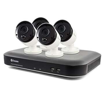 Swann 5MP DVR System with 2TB HD & 4 Cameras
