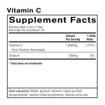 Quicksilver Scientific Liposomal Vitamin C - Buffered Liquid Immune Support