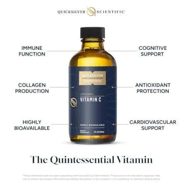 Quicksilver Liposomal Vitamin C - 1000mg Liquid Supplement