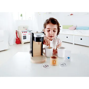 Hape Wooden Coffee Maker Set | Engaging Pretend Play for Kids