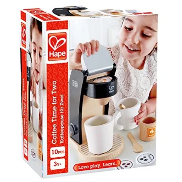 Hape Wooden Coffee Maker Set | Engaging Pretend Play for Kids