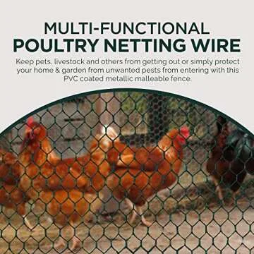 SLS SUPPLY FLORA - Green Florist Netting, Customizable Floral Wire, Steel Wire Mesh Roll, Versatile and Durable Garden Netting, Essential Floral Arrangement Supplies, 12 inches x 150 feet