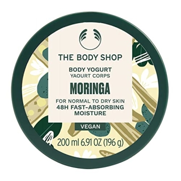 The Body Shop Moringa Body Yogurt – Instantly Absorbing Hydration from Head to Toe – For Normal ...