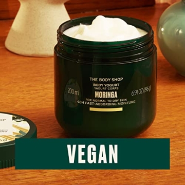 The Body Shop Moringa Body Yogurt – Vegan Hydrating Moisturizer