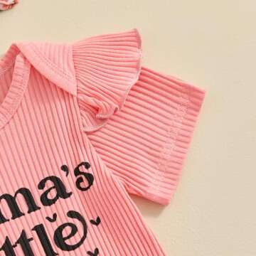 Cute Baby Girl Romper Pants Headband Outfit Set