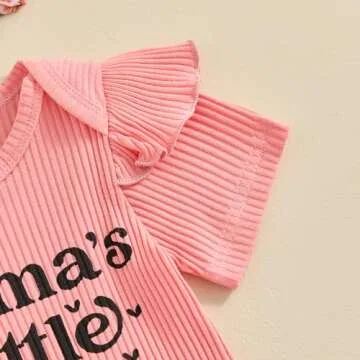 Cute Baby Girl Romper Pants Headband Outfit Set