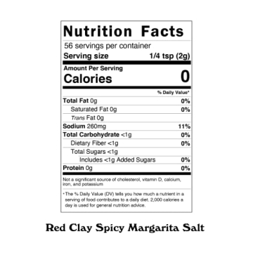 Red Clay Spicy Margarita Salt 4oz Twin Pack