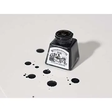 Winsor & Newton Black Drawing Ink 14ml Bottle for Artists