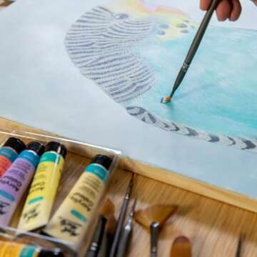 Mont Marte Pastel Acrylic Paint Set - 24 Vibrant Colors