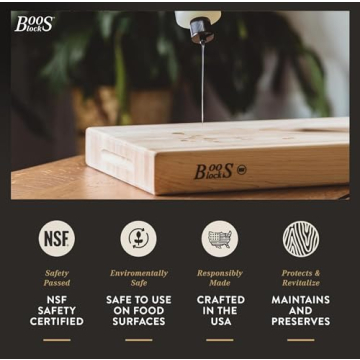 John Boos Mystery Butcher Block Oil 16oz Premium Wood Care