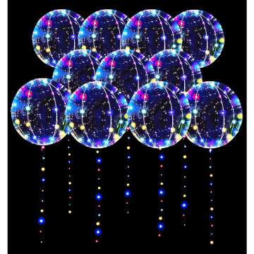 Glow LED Balloons - 10 Pack for Every Celebration