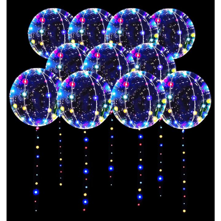 Glow LED Balloons - 10 Pack for Every Celebration