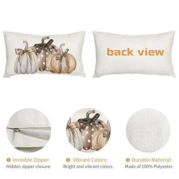 AACORS Fall Pillow Cover for Seasonal Home Decor