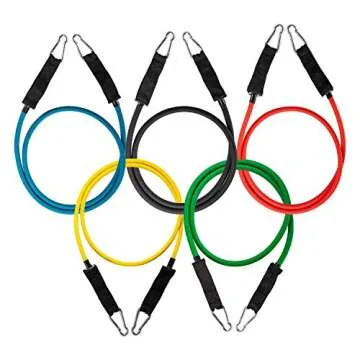 Fit Simplify Resistance Tube Bands 12 Piece Set for All