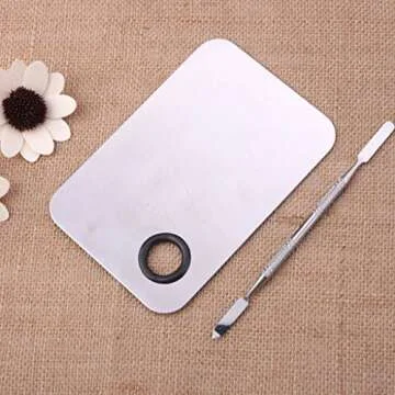 Goege Pro Stainless Steel Makeup Palette Spatula Tool
