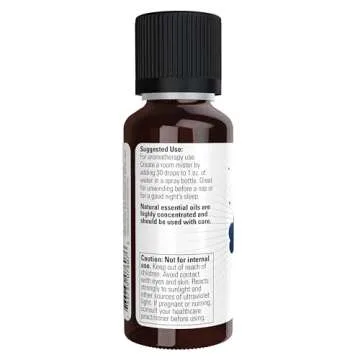 NOW Essential Oils, Peaceful Sleep Oil Blend, Relaxing Aromatherapy Scent, Blend of Pure Essential Oils, Vegan, Child Resistant Cap, 1-Ounce