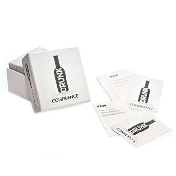DRUNK CONFIDENCE Party Game - an Adult Party Game for You and Your Overconfident Friends.