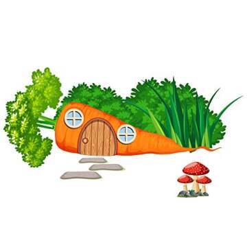 12pcs Fairy Garden Wooden Windows DIY Craft Kit for Kids