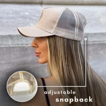 Cotton Smiley Trucker Hats 2-Pack Retro Unisex Baseball Caps