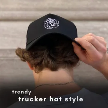 Cotton Smiley Trucker Hats 2-Pack Retro Unisex Baseball Caps