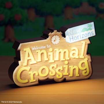 Paladone Animal Crossing Logo Light - Fun & Stylish