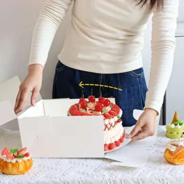 Moretoes Cake Boxes with Cake Boards - Perfect for Sharing!