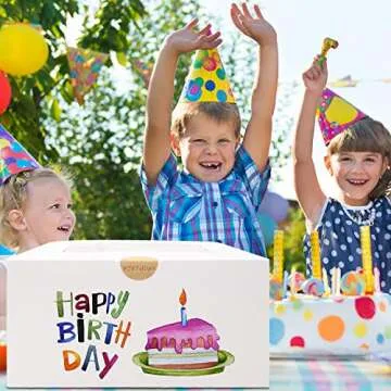 Moretoes Cake Boxes with Cake Boards - Perfect for Sharing!