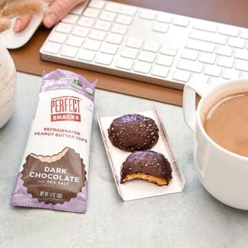 Delicious Organic Dark Chocolate Peanut Butter Cups