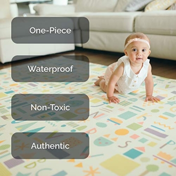 Baby Care Play Mat - Large Waterproof Reversible Mat