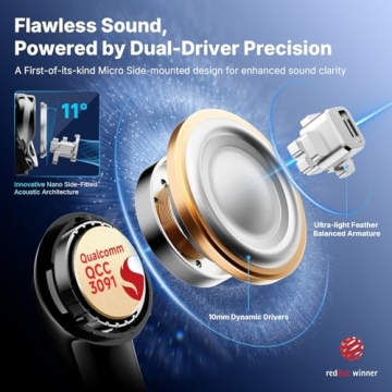 EarFun Air Pro 4+ Wireless Earbuds with Adaptive ANC and Qualcomm aptX Sound