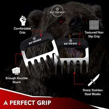 Beat Your Meat Claws - Effortless Shredding for BBQ Lovers