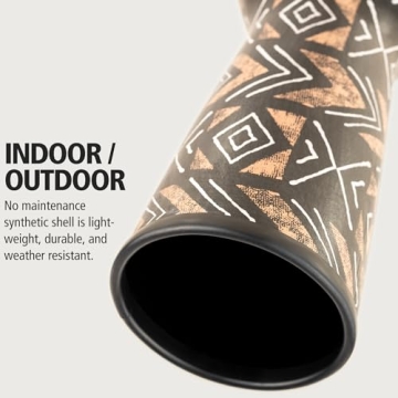 Meinl Percussion Djembe Hand Drum Circle Instrument with Synthetic Shell and Head, Alpine Series — NOT Made in China — Easy Tuning, 2-Year Warranty (ADJ12-KA)