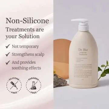 Dr. Bio Wrap-Up Treatment (25.36oz/750ml)| Damaged Hair Repair Treatment, Moisturizing Protein Conditioner for Volume with Probiotics & Amino Acid, Sensitive Scalp Relief, Korean Hair Care, Vegan