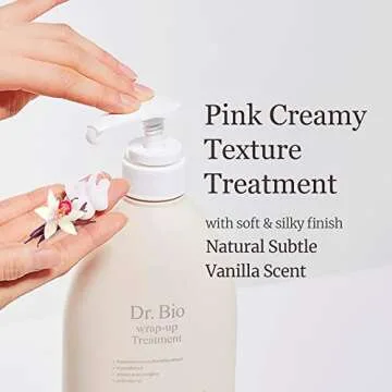 Dr. Bio Wrap-Up Treatment (25.36oz/750ml)| Damaged Hair Repair Treatment, Moisturizing Protein Conditioner for Volume with Probiotics & Amino Acid, Sensitive Scalp Relief, Korean Hair Care, Vegan