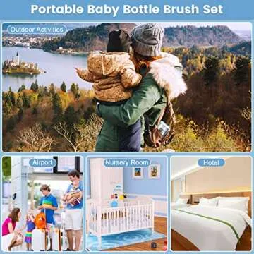 Portable Baby Bottle Cleaning Kit for Travel and Home